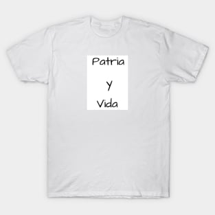 A simple message in support of the Cuban people T-Shirt